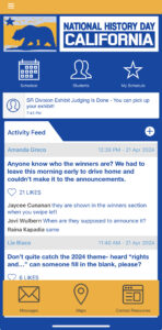 Image if National History Day California phone app