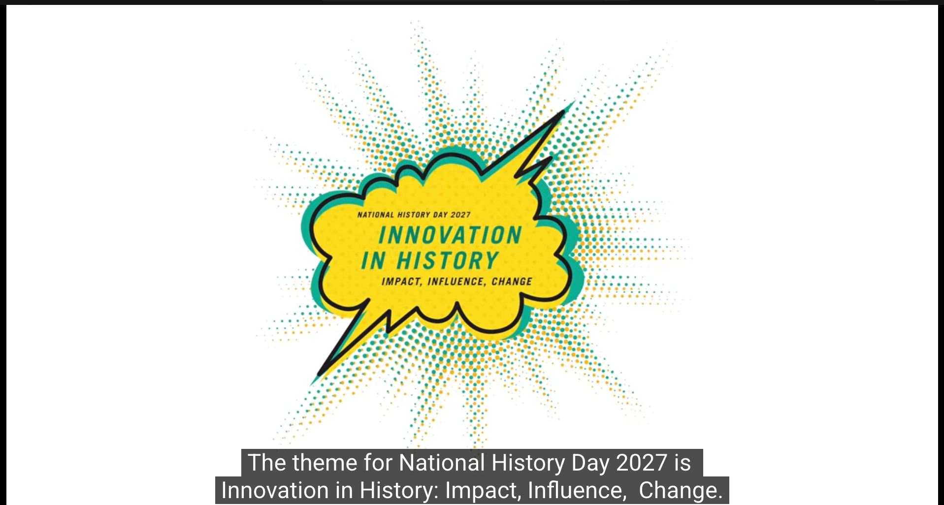 2027 NHD Theme Video Graphic